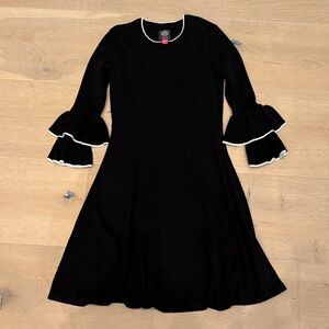 Vince Camuto Black Dress with White Accents